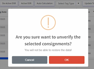 DSR deactivation