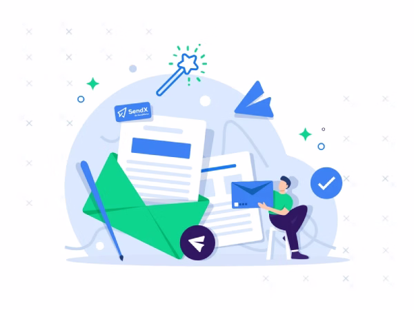 Email Notification System showing automated email management