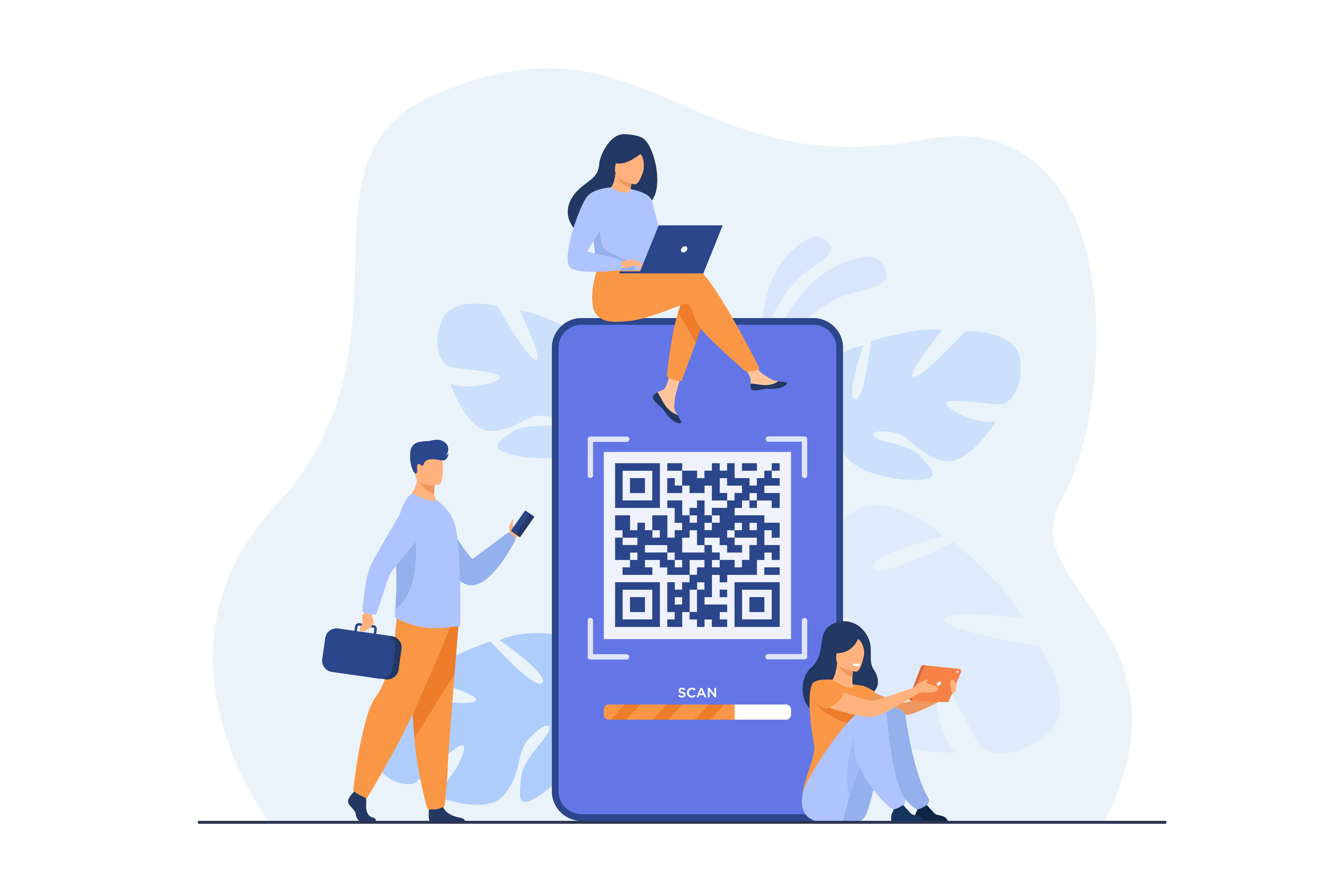 Mobile barcode scanning for asset management