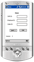 Factory production planning dashboard showing shop floor data collection