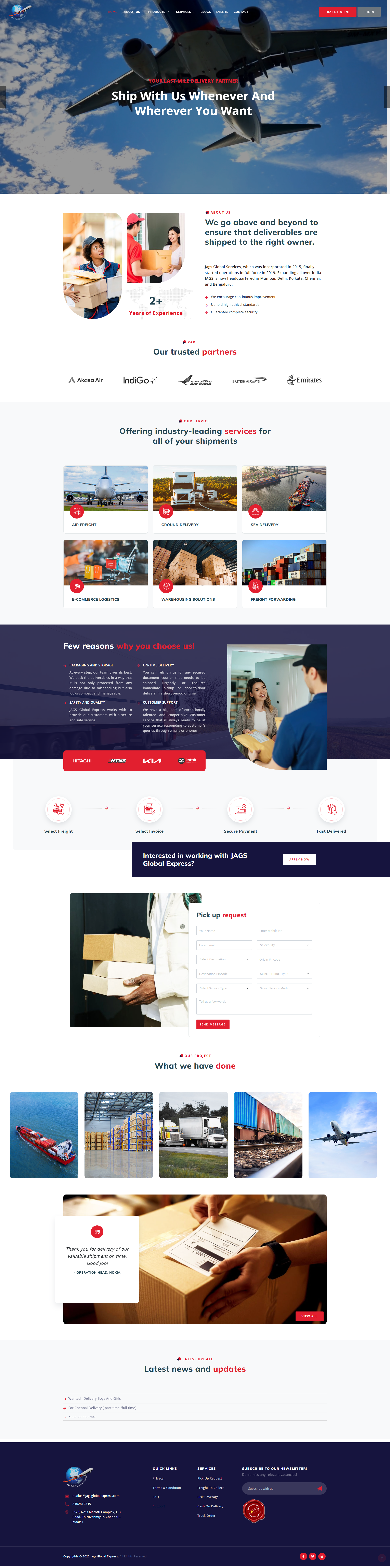 JAGS GLOBAL — project built by Softpal