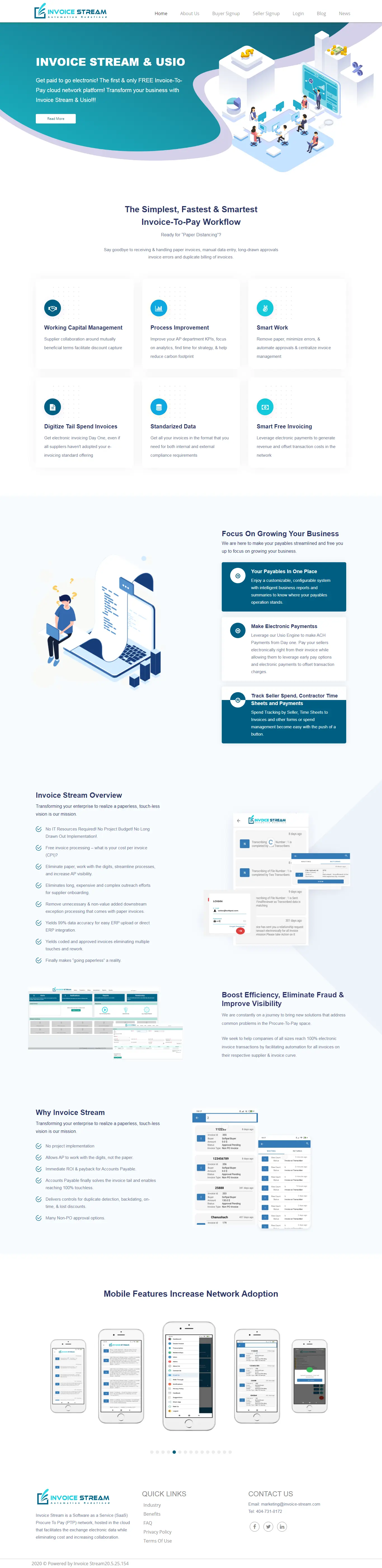 invoice stream — project built by Softpal