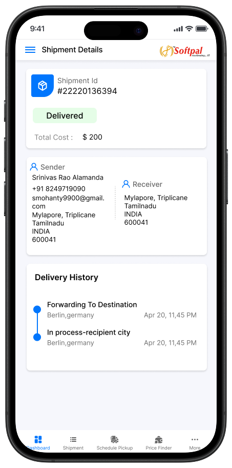 Courier Delivery-App-Illustration